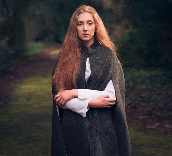 Celtic Designer Brown tweed Belt, — Celtic Fusion ~ Folklore Clothing