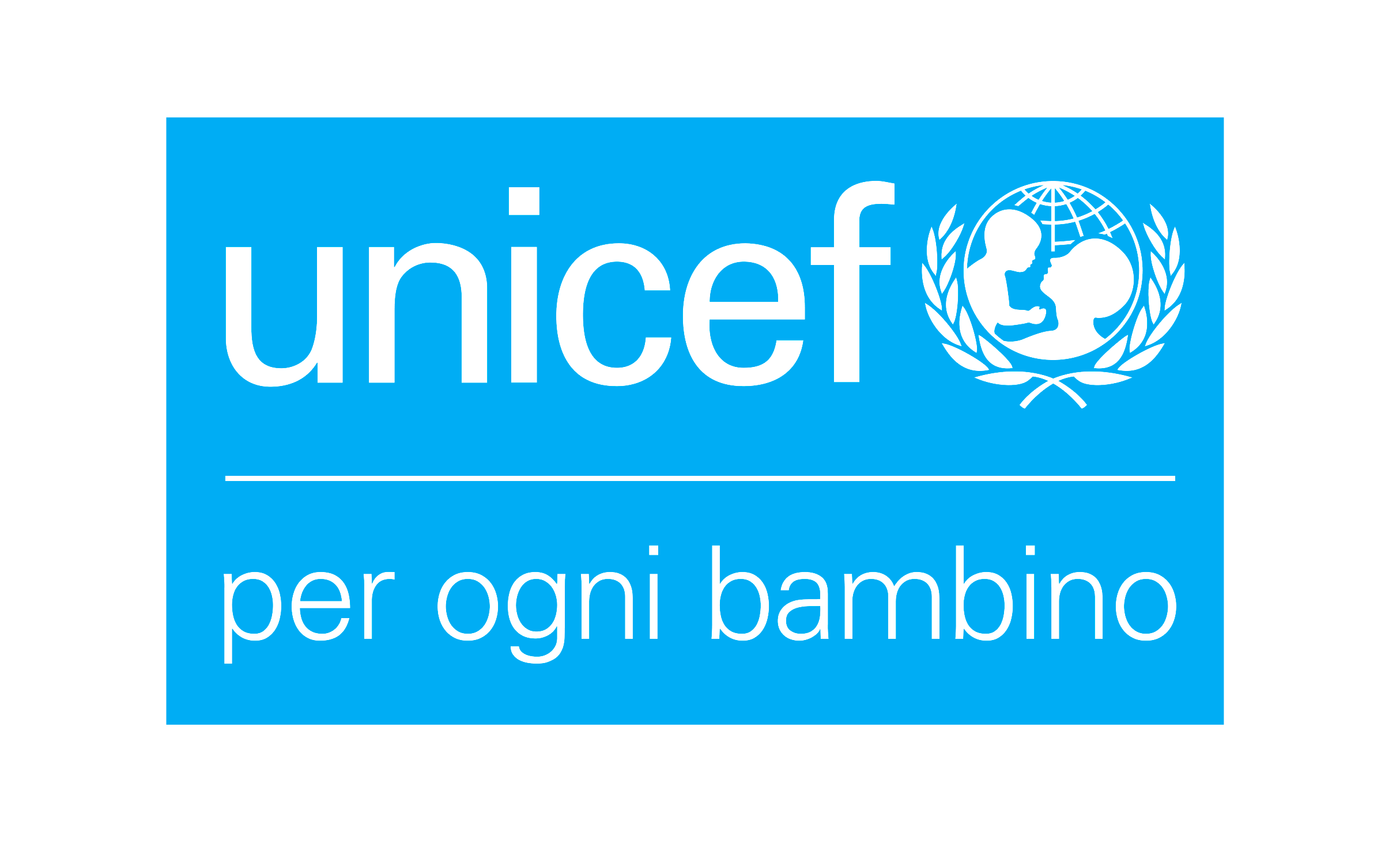 Poster Pace Treccani per l’UNICEF logo
