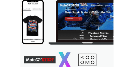 MotoGP™ wins online race with an upgraded online store, thanks to the Kooomo eCommerce platform
