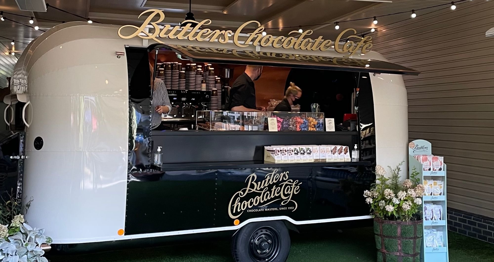 Butlers Chocolate Café Trailer <br> Currently residing at Kildare Village
