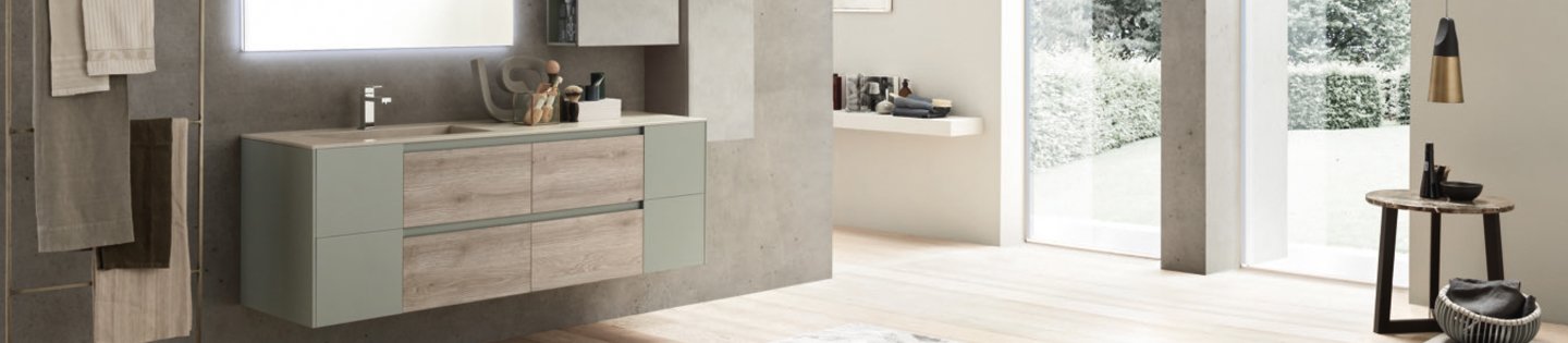 Mobili Bagno Apertura a Gola dal Design Innovativo e Moderno