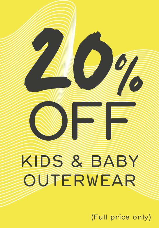 Shop 20% Off Kids & Baby Outerwear