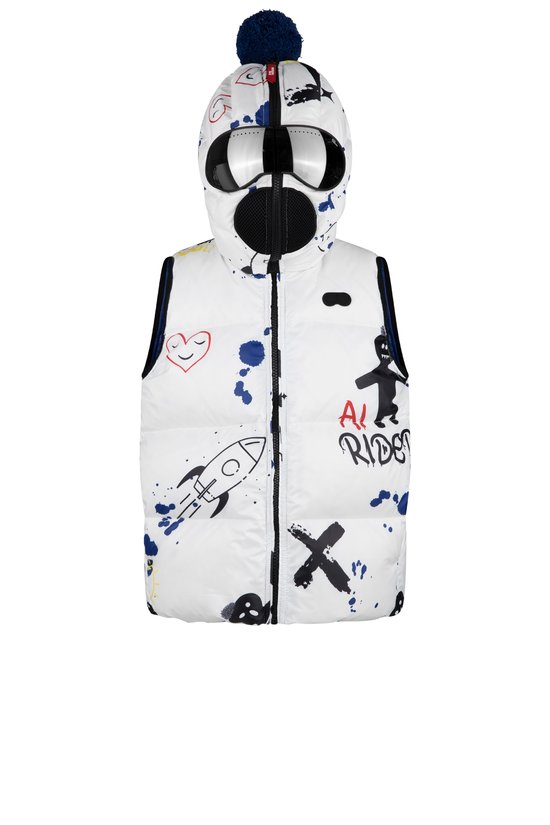 Unisex Padded Vest with All Over Print - VX562BTTJP8 | AI Rider