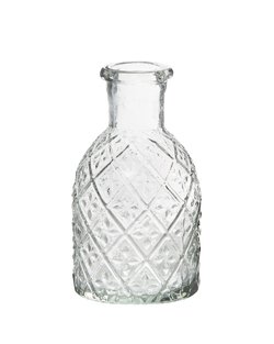 Harlequin Pharmacy Glass Candle Vase