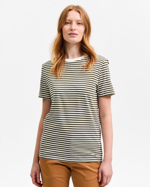 Box Cut Stripe T-Shirt