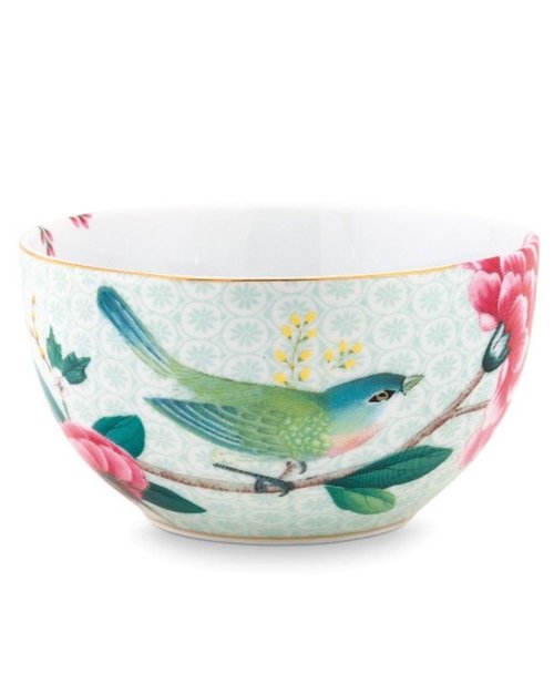 Blushing Birds Bowl - White - 12cm