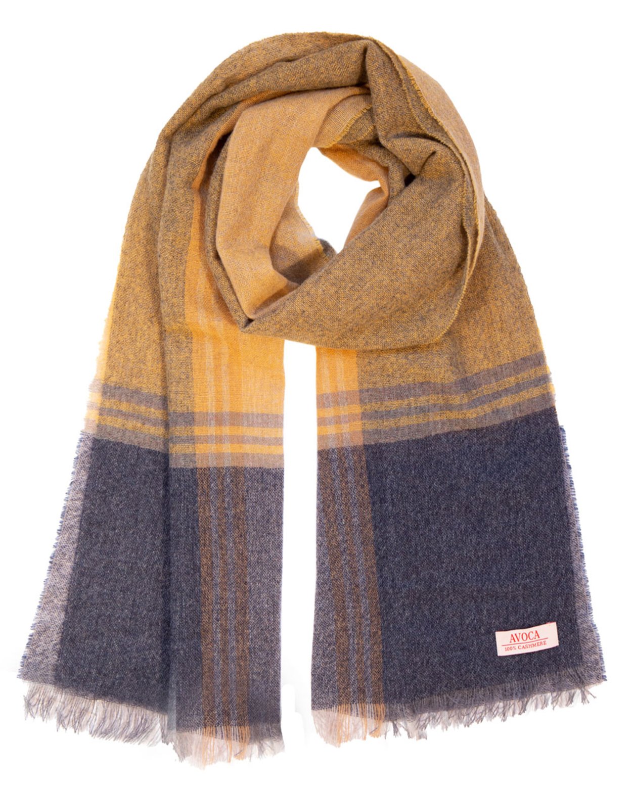 Cashmere Stole in Yellow