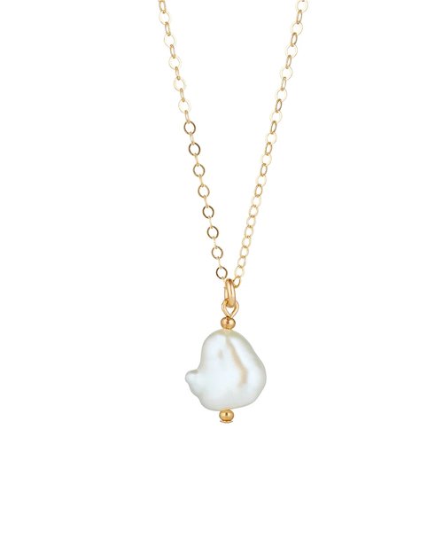 14kt Gold Filled Baroque Pearl Pendant