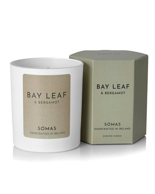 Bay Leaf and Bergamot Scented Soy Candle