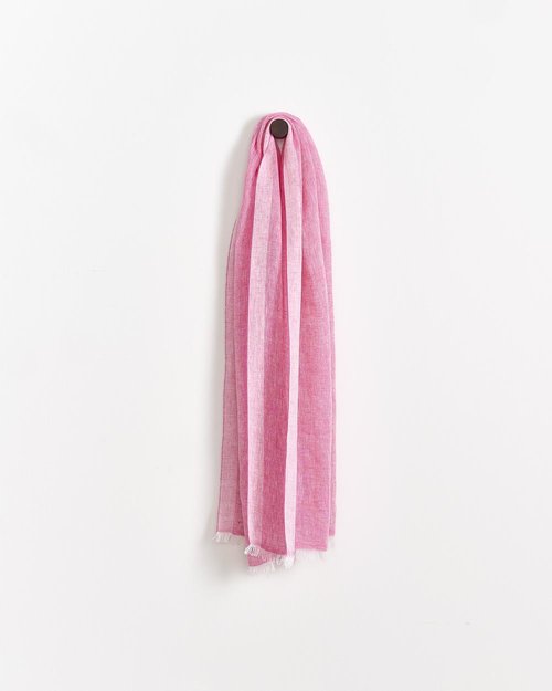 Fuxia Linen Scarf