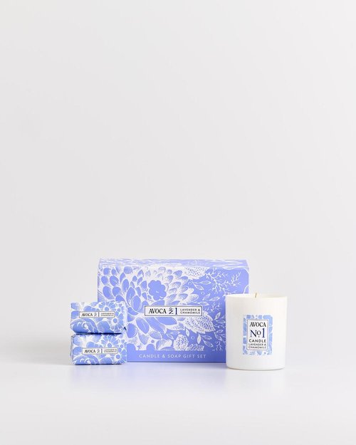 No. 1 Lavender & Chamomile Gift Set - Candle & Mini Soaps