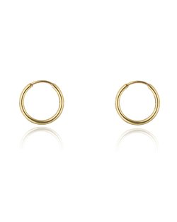 9kt Gold Small Hoops