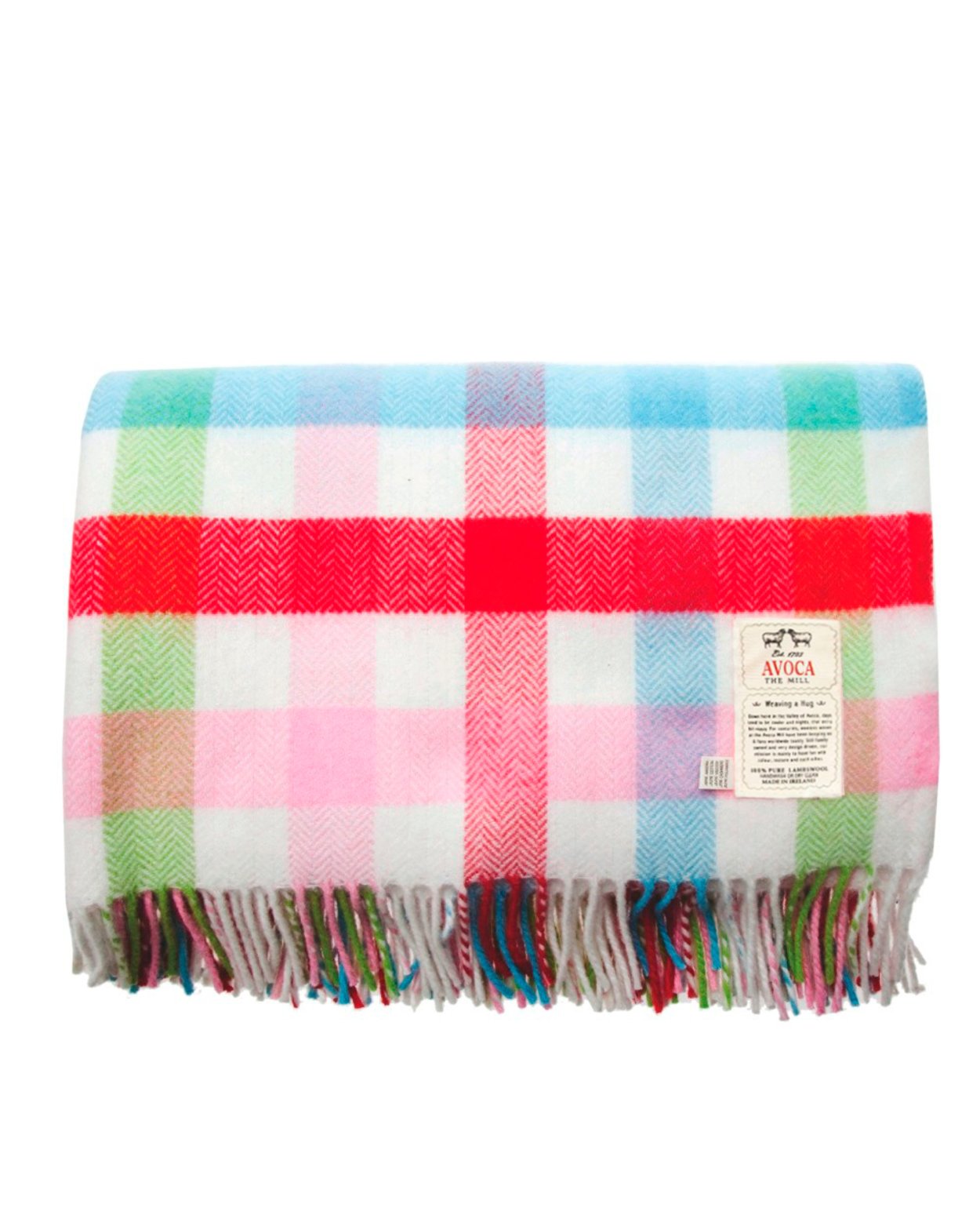 Cashmere Blend Baby Blanket in Dublin Woven in the Mill Avoca