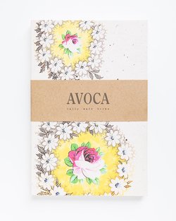 Yellow Daisy Lined Notebook