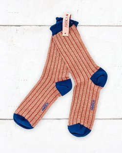Red Varsity Stripe Ankle Sock