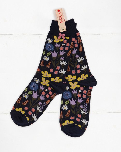Flower Field Ankle Sock