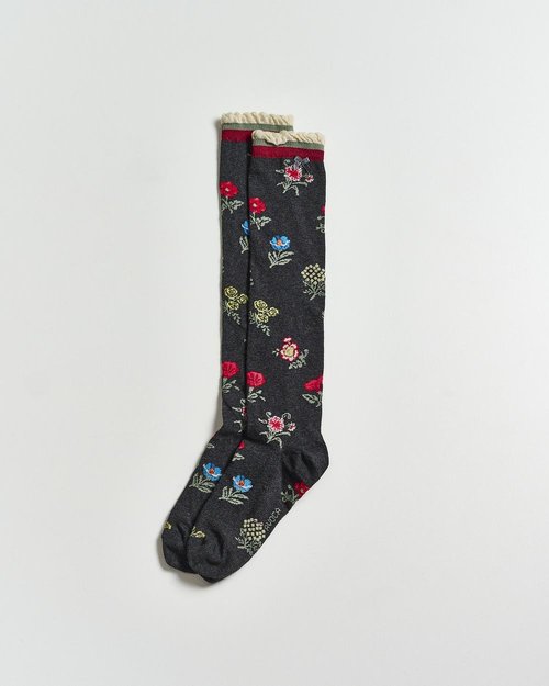 Victoria Flower Knee Socks