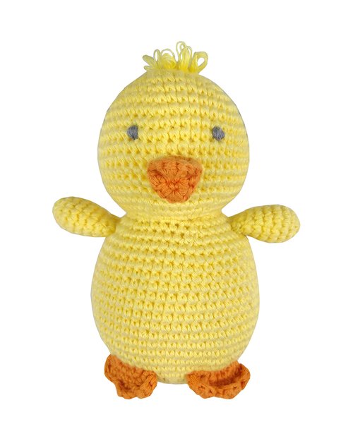 Crochet Charly Chick Rattle Toy
