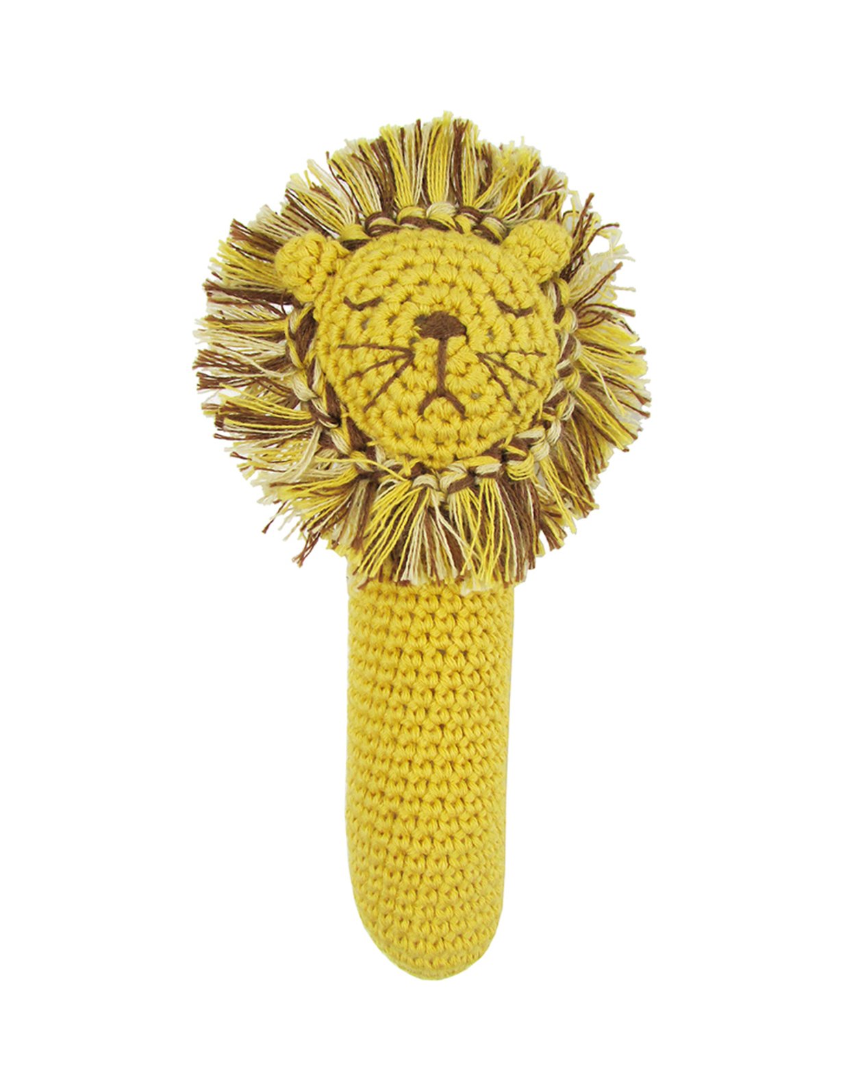 Crochet Leo Lion Rattle Toy