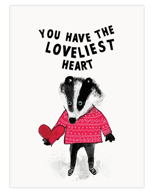 The Loveliest Heart - 8x6 Print