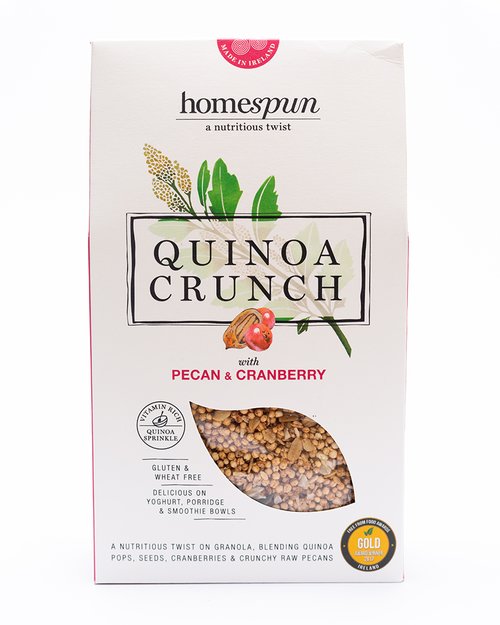 Homespun Pecan & Cranberry Quinoa Crunch