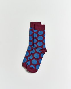 Blue Spot Socks