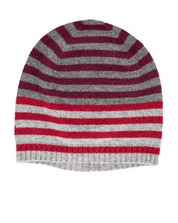 Little & Large Hat in Red & Grey