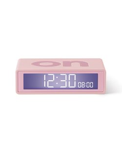 Flip+ Travel Alarm Clock - Pink