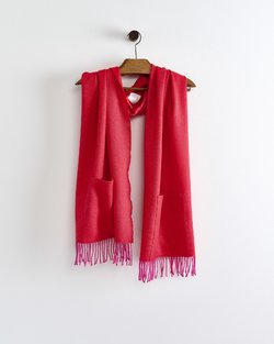 Sunset Merino Wool Pocket Wrap