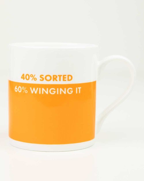 40% Sorted 60% Winging It Mug