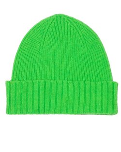 Lambswool Brushed Hat in Neon Green