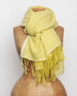 Cashmere Wool Sandymount Scarf In Gold