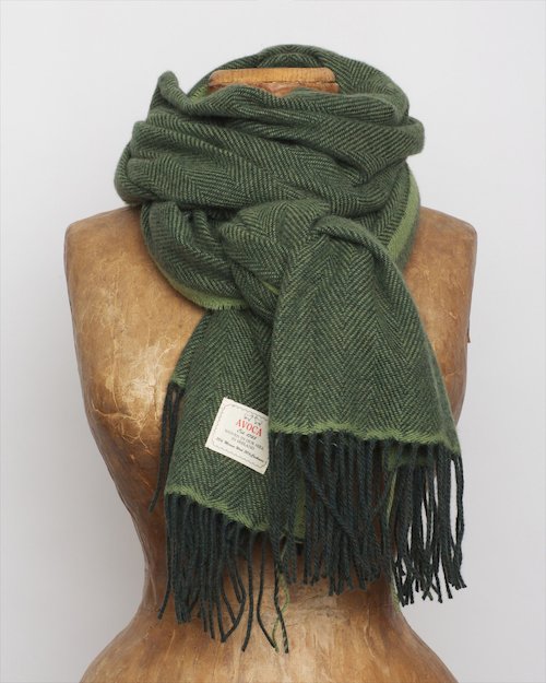 Cashmere Wool Sandymount Scarf In Olive