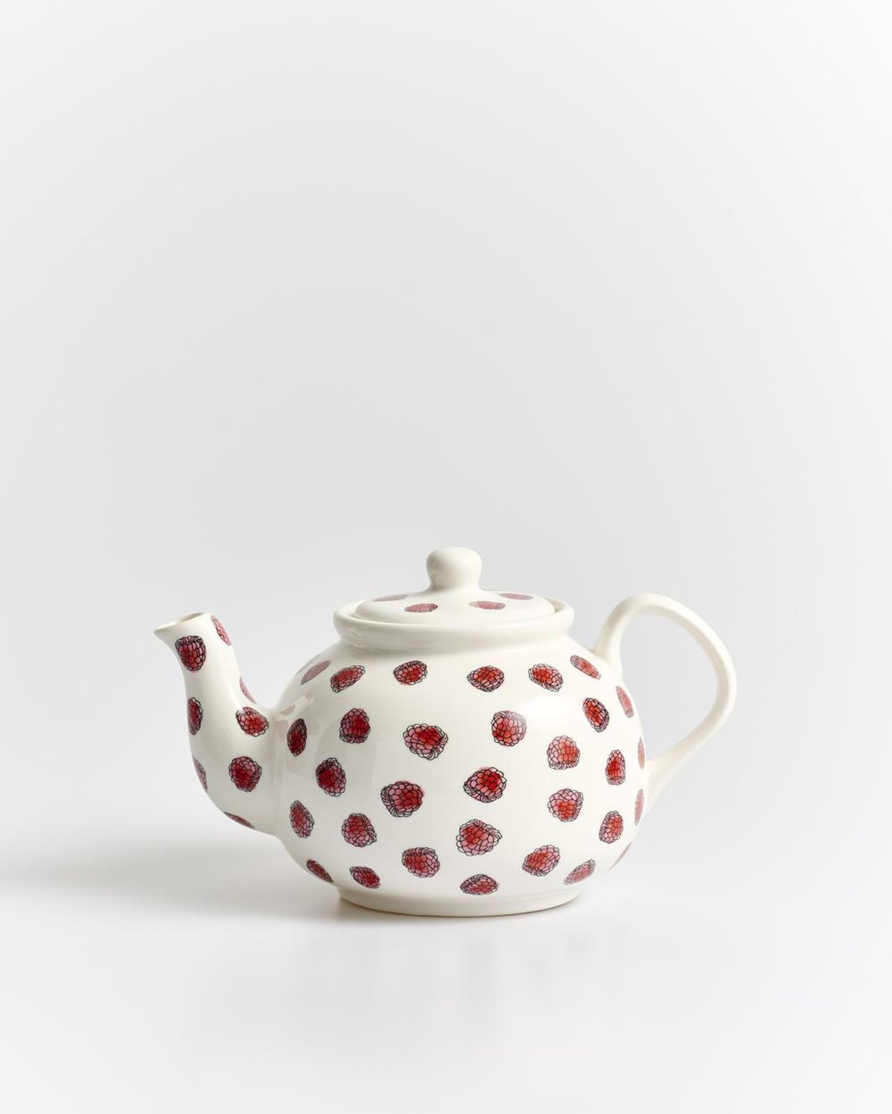 Four Cup Raspberry Teapot