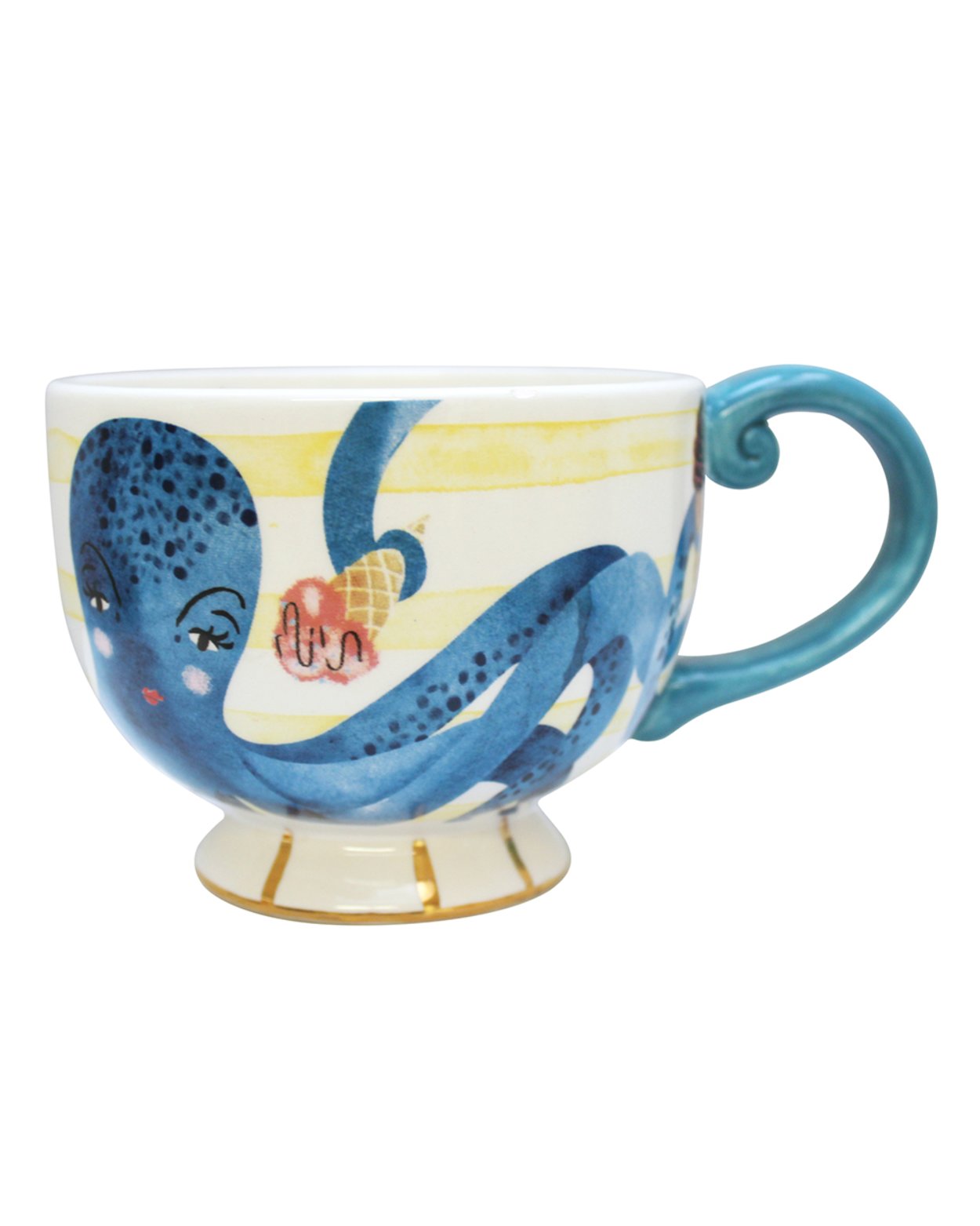 By The Sea Octopus Tea Cup