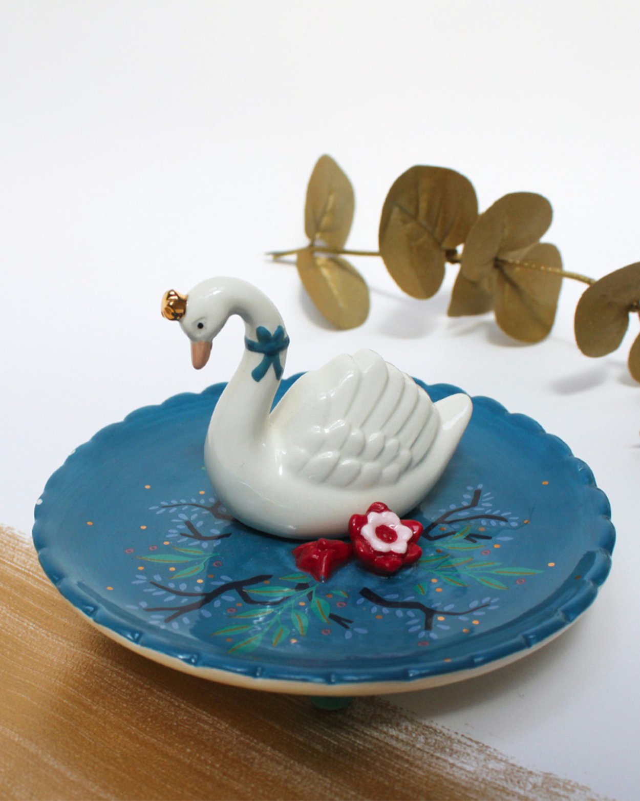Secret Garden Swan Dish Gift Box