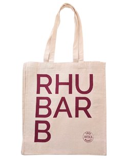 Rhubarb Canvas Bag
