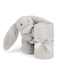Bashful Bunny Soother in Silver