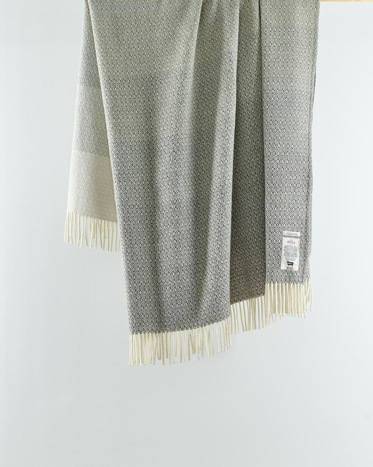 Slate Wicklow Wool Throw | Woven in our Mill | Avoca®