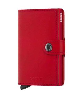 Original Leather Mini Wallet - Red