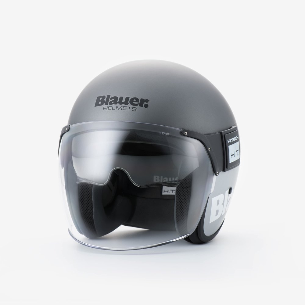 BLAUER CASCO REAL GRAFICA B BLACK MATT/TITANIUM/WHITE L : : Auto e  Moto