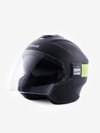 Blauer - JET HACKER HELMET - Black / Black-Neo Yell - Blauer