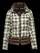 Blauer - SHORT DIGITAL PRINT DOWN JACKET - Fancy Green-Brown - Blauer