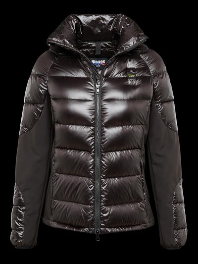 КОРОТКИЙ ГЛЯНЦЕВЫЙ ПУХОВИК_