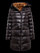 Blauer - PARKA LUNGO IN NYLON LUCIDO - Nero Int. Scoiattolo - Blauer