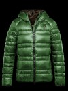 Blauer - ПУХОВИК GLOSSY WINTERLIGHT TOKYO - Artichoke Green Inside Black Olive - Blauer