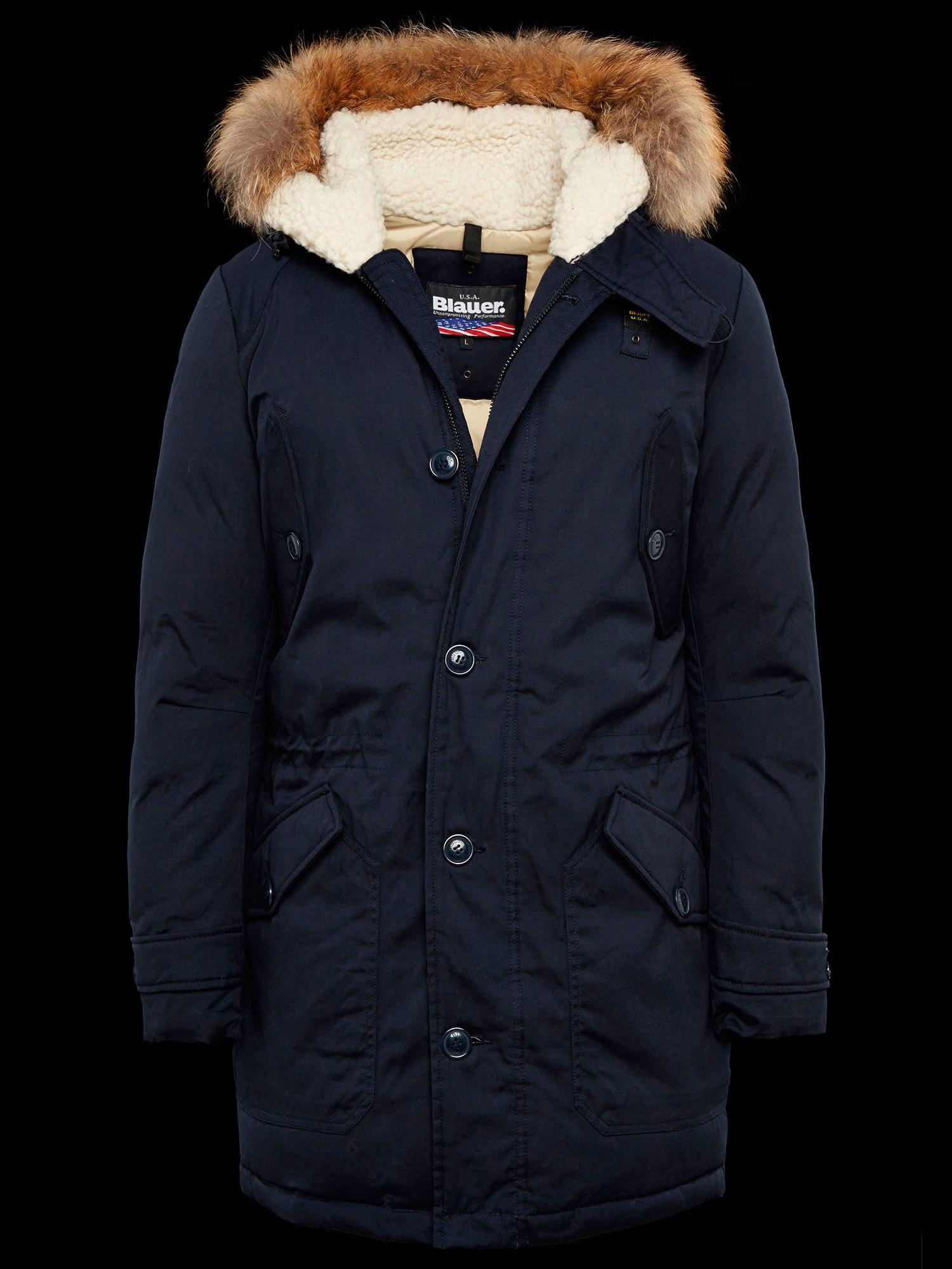 Blauer - WINTER PARKA - Blue - Blauer