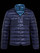 Blauer - LIGHT SUMMER DOWN OVERSHIRT - Black Iris Inside Blu Deep Lake - Blauer