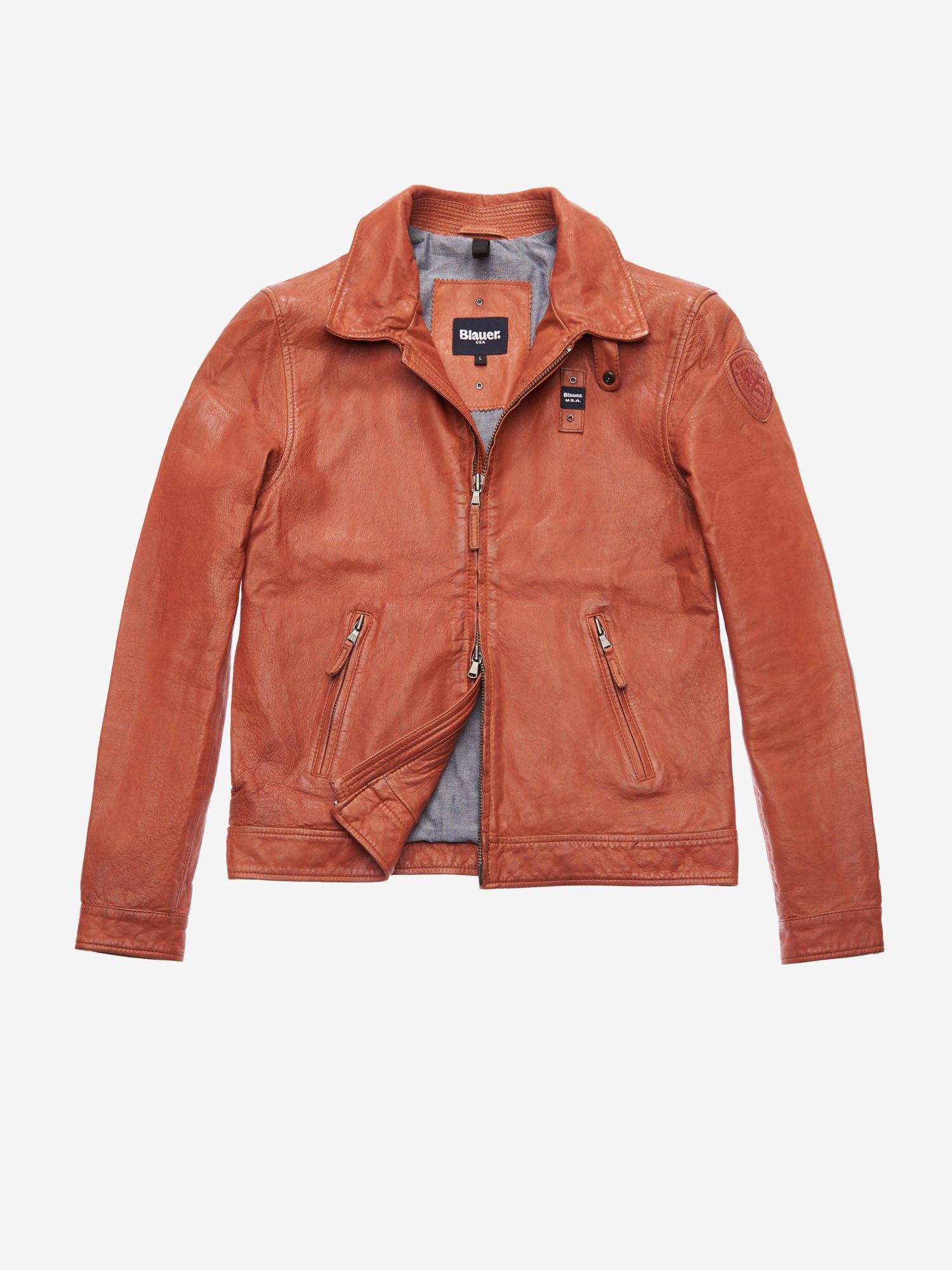 Leather Jackets For Men Padded Stylish Blauer Usa