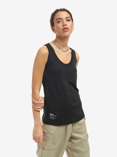 COTTON AND LYOCELL TANK - Blauer